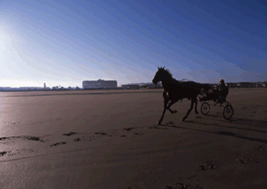 La plage de Deauville